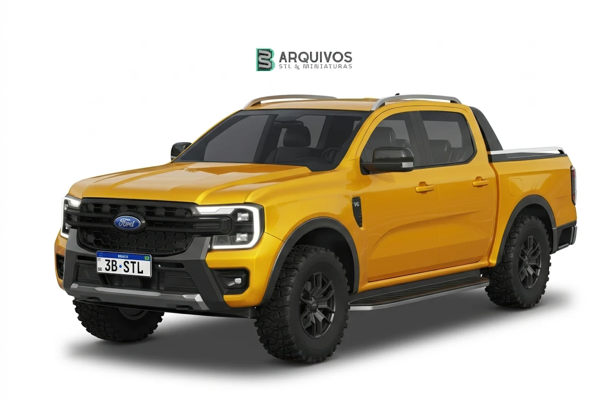 Modelo 3D STL - Ford Ranger Wildtrak 2023